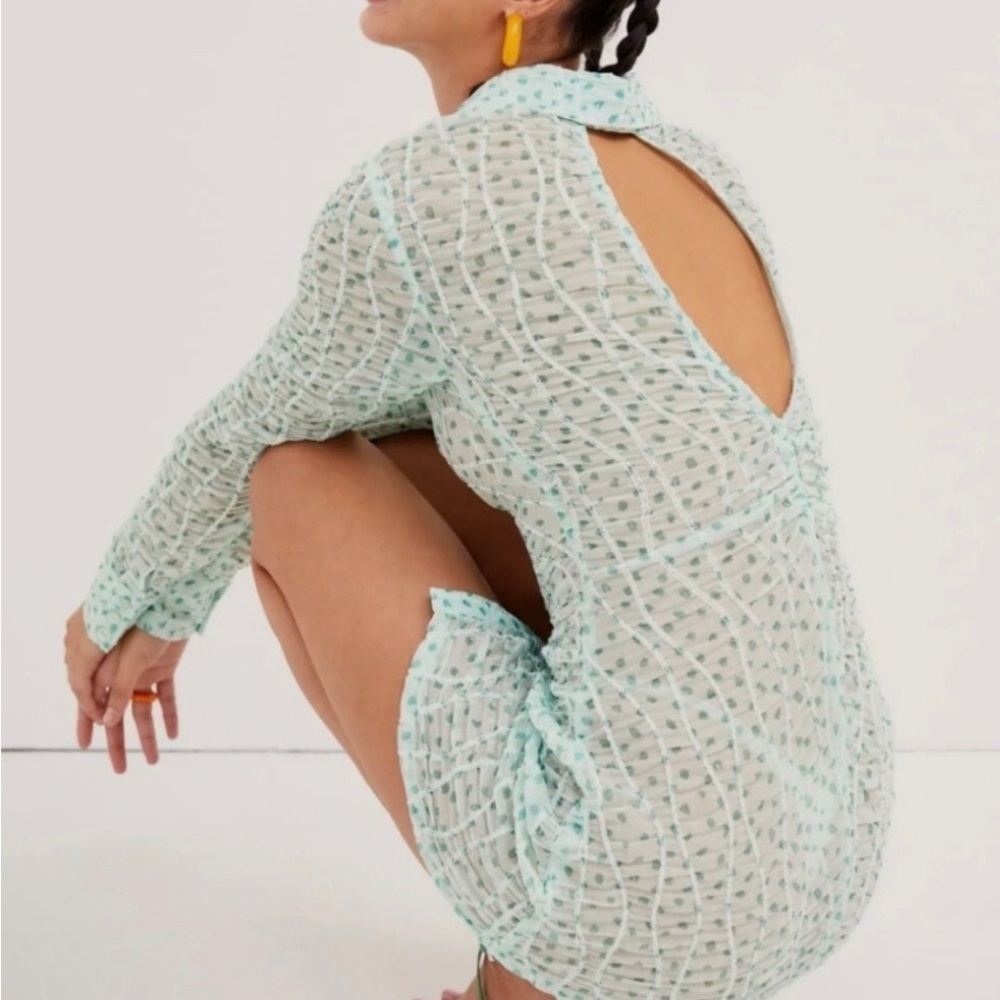 For Love & Lemons Drea Long Sleeve Mini Dress - Picture 4 of 4